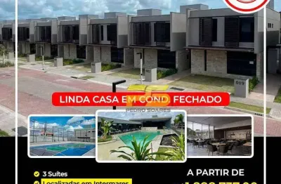Casas para venda em Cond. Fechado em Intermares a partir R$1.888.737,00
