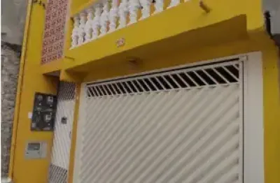 Excelente casa de 1 dorm, 1 vaga de garagem reversa para sala, cozinha e lavanderia para locação no jd. record - taboão da serra sp - r$950
