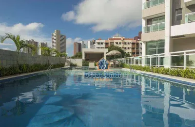 Belíssimo apartamento com 3 quartos (2 suítes) com área de lazer completa e excenlente localização, a partir de r$ 831.000 - guararapes - fortaleza/ce