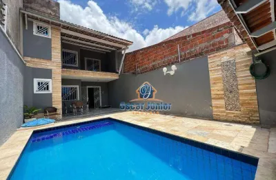 Casa duplex com 4 quartos (2 suítes) por r$ 370.000 - mondubim - fortaleza/ce