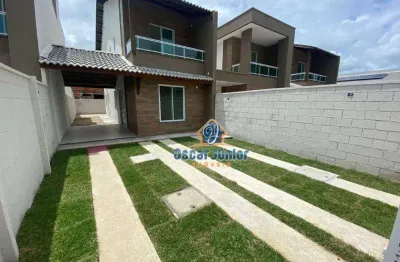 Excelente casa duplex no melhor do eusébio! 3 suítes com varanda, 104 m² por r$ 460.000 - centro - eusébio/ce