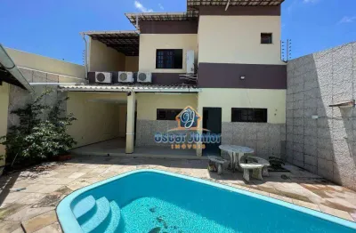 Maravilhosa casa duplex com 4 suítes + dce e móveis projetados, 280 m² por r$ 630.000 - parque dois irmãos - fortaleza/ce