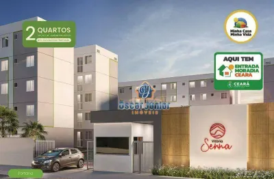 Apartamento com 2 dormitórios à venda, 38 m² por r$ 206.999,99 - planalto ayrton senna - fortaleza/ce