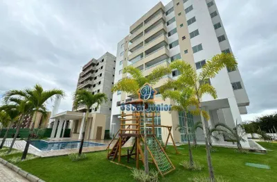 Luxo, conforto e qualidade apartamento com 3 suítes para alugar, 107 m² por r$ 3.400,00 + condomínio - centro - eusébio/ce