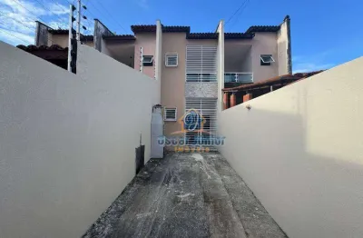 Casa duplex com 3 quartos (2 suítes) + wc social  à venda, 87 m² por r$ 210.000 - novo oriente - maracanaú/ce