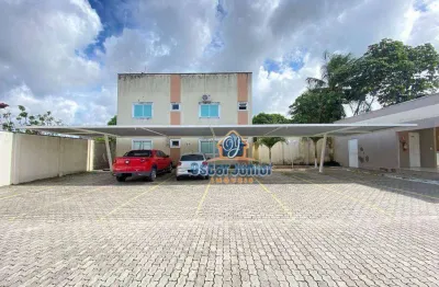 Apartamento com 2 suítes, 63 m² - venda por r$ 160.000 ou aluguel por r$ 800/mês - itapoã - caucaia/ce