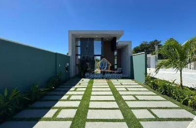 Casa alto padrão com 3 quartos à venda, 85 m² - aquiraz/ce por r$ 439.000,00