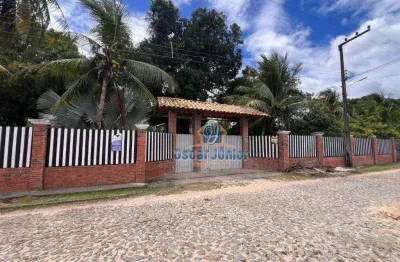 Maravilhoso sitio com piscina, casas, e um deck espertacular  à venda, 2400 m² por r$ 550.000 - tapuio  - eusebio /ce