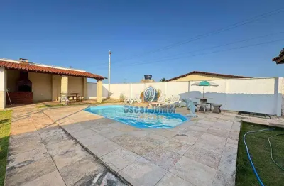 Casa com 5 dormitórios à venda, 350 m² por r$ 490.000,00 - colônia de férias do pecém - são gonçalo do amarante/ce
