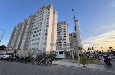 Apartamento com 2 quartos + wc social para alugar, 46 m² por r$ 1.100/mês - cajazeiras - fortaleza/ce
