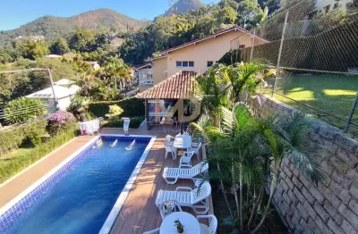 Casa para venda em teresópolis, panorama, 4 dormitórios, 3 suítes, 1 banheiro, 2 vagas