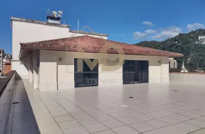 Cobertura para venda em teresópolis, artistas, 3 dormitórios, 3 suítes, 4 banheiros, 2 vagas
