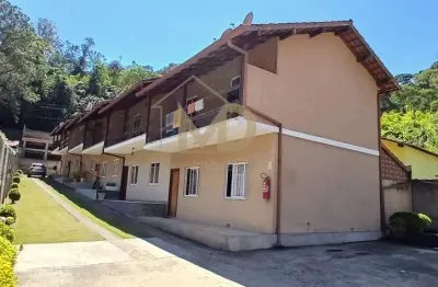 Casa em condomínio para venda em teresópolis, parque do imbui, 2 dormitórios, 1 suíte, 3 banheiros, 1 vaga
