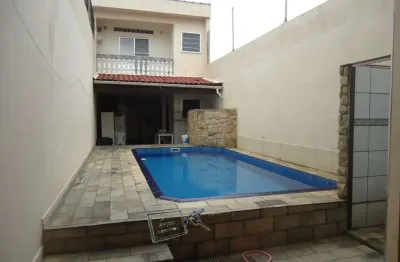 Sobrado padrão para venda em aviação praia grande-sp