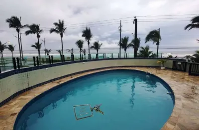 Apartamento frente para mar para venda em jardim real praia grande-sp