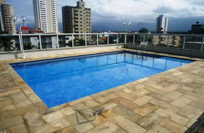 Apartamento prédio com piscina 2 dormitórios sendo 1 suite para venda em tupi praia grande-sp