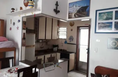 Apartamento quitinete para venda em jardim real praia grande-sp