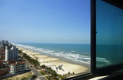 Apartamento précio frente para mar para venda em jardim imperador praia grande-sp
