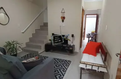 Casa em condomínio fechado com 2 quartos à venda no Jardim Real, Praia Grande 