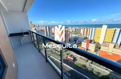 Apartamento para locação no jardim oceania com 02 quartos, vista mar.