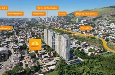 Super apartamento no bairro da luz, pertinho do shopping nova iguaçu!