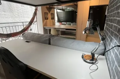 Studio com 23m² na vila mariana mobiliado pronto para morar