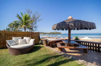 Casa em condomínio pé na areia/ frente mar praia de geribá.