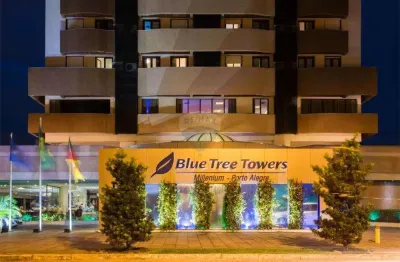 Flat com serviços exclusivos no blue tree towers millenium porto alegre hotel!