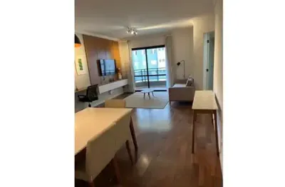 Apartamento mobiliado de 3 dormitórios , sendo uma suíte , no brooklin para locação