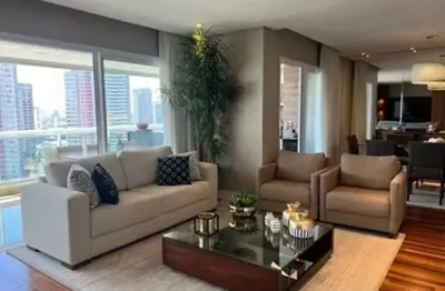 Apartamento sofisticado e mobiliado no jardim das perdizes com 202m2