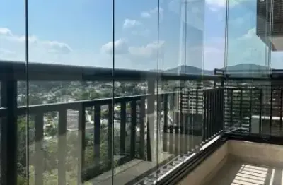 Apartamento 100% mobiliado, novo e com vista parque, em alphaville