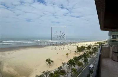 Apartamento com 4 quartos na aviação frente ao mar na praia grande