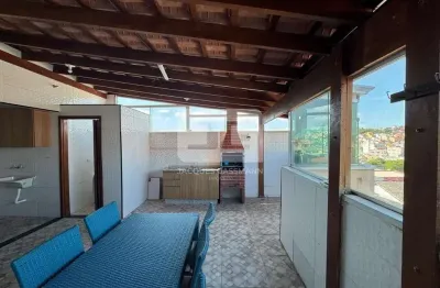 Cobertura com 2 quartos à venda na rua cafelândia, 311, jardim alvorada, santo andré, 75 m2 por r$ 395.000