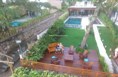 Mansão pé na areia á venda - praia de maresias - 7 suites e piscina frente ao mar