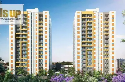 Apartamento com 2 dormitórios à venda, 60 m² por r$ 440.000,00 - città di modena - paulínia/sp