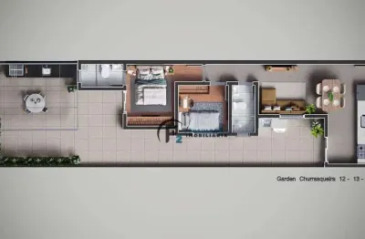 Apartamento garden à venda, 44 m² por r$ 557.000,00 - campestre - santo andré/sp