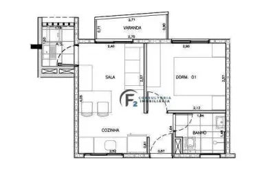 Apartamento à venda, 28 m² por r$ 315.000,00 - campestre - santo andré/sp