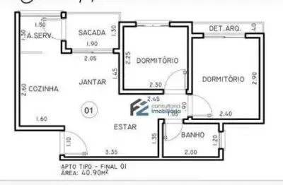 Apartamento à venda, 41 m² por r$ 230.000,02 - vila humaitá - santo andré/sp