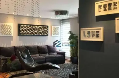 Apartamento com 3 dormitórios à venda, 121 m² por r$ 996.000,00 - barcelona - são caetano do sul/sp
