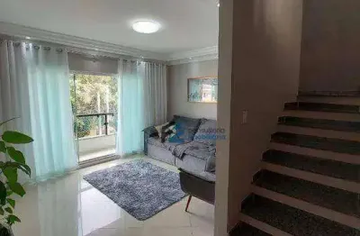 Cobertura à venda, 168 m² por r$ 750.000,00 - parque das nações - santo andré/sp