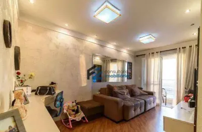 Apartamento à venda, 68 m² por r$ 635.000,00 - barcelona - são caetano do sul/sp