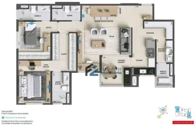 Apartamento com 3 dormitórios à venda, 96 m² por r$ 960.000,00 - vila guiomar - santo andré/sp