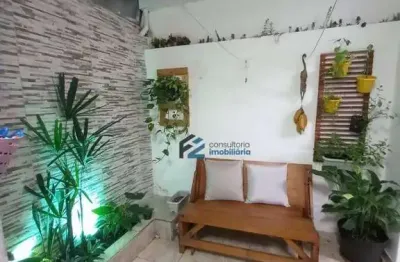 Sobrado com 2 dormitórios à venda, 160 m² por r$ 400.000,03 - campestre - santo andré/sp