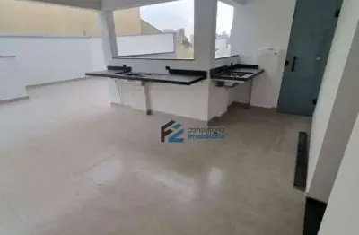 Cobertura à venda, 100 m² por r$ 640.000,00 - campestre - santo andré/sp