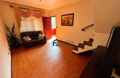 Sobrado à venda, 296 m² por r$ 690.000,00 - jardim alzira franco - santo andré/sp