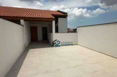 Cobertura à venda, 106 m² por r$ 445.000,02 - vila curuçá - santo andré/sp