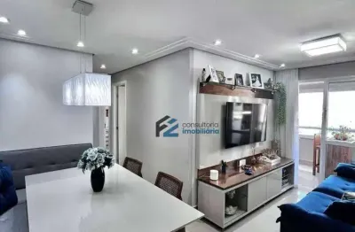 Apartamento à venda, 77 m² por r$ 700.000,02 - campestre - santo andré/sp
