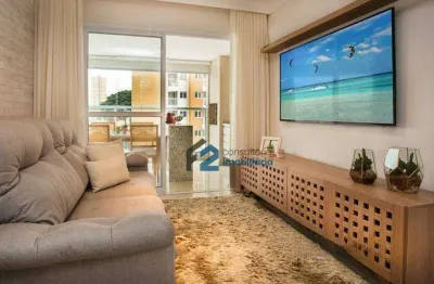 Apartamento com 3 dormitórios à venda, 100 m² por r$ 1.280.000,00 - barcelona - são caetano do sul/sp