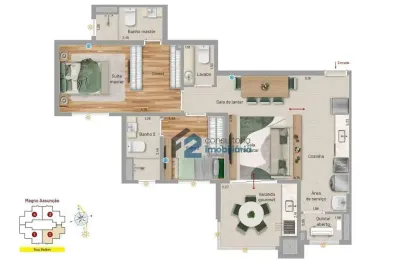 Apartamento à venda, 72 m² por r$ 640.000,02 - vila assunção - santo andré/sp