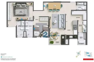 Apartamento à venda, 80 m² por r$ 885.000,02 - vila léa - santo andré/sp